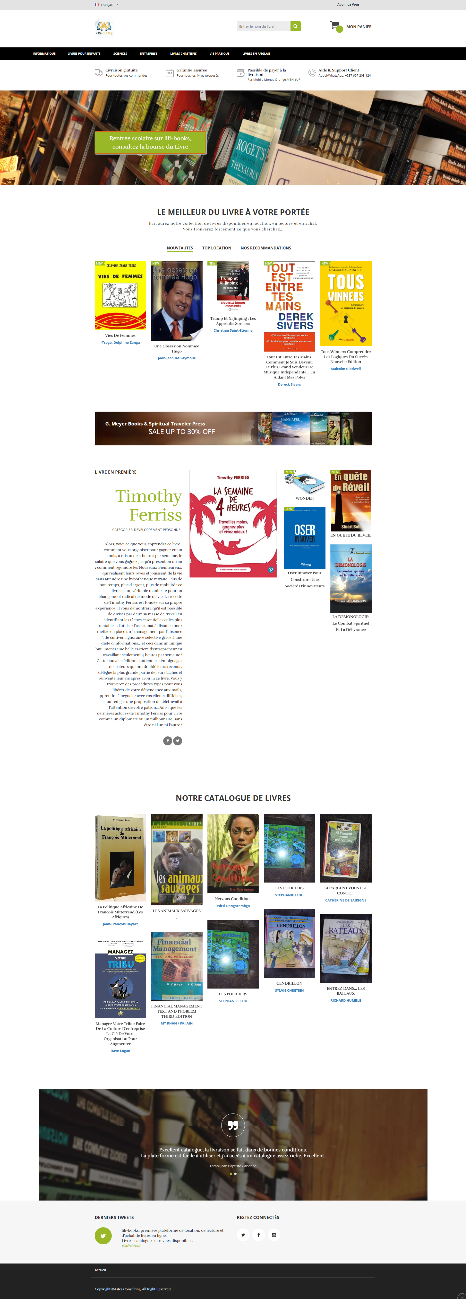 Bannière du projet Lili Books